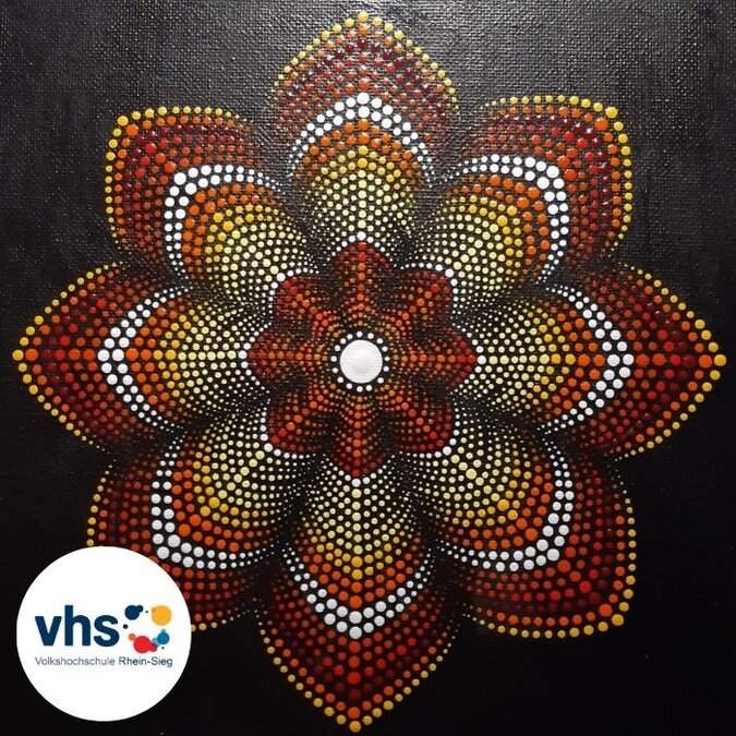 Dot Painting – Kreatives Gestalten mit Punkttechnik