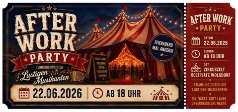Tickts hier sichern.