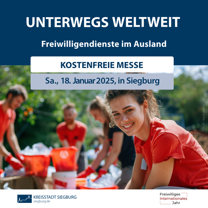 Flyer zur Messe "Unterwegs weltweit"