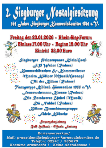 Nostalgiesitzung 2026