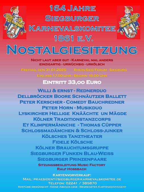 Plakat Nostalgiesitzung 21