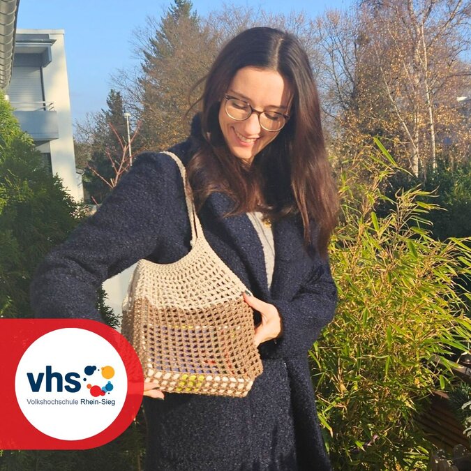 Nützliche Netztasche häkeln