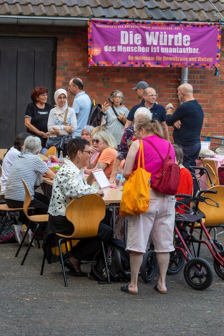 Aktion Siegburg zeigt Haltung