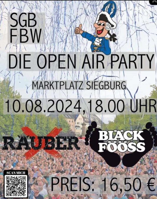 Zwei Konzerte in einem: Räuber und Bläck Fööss beim großen Funken-Open-Air