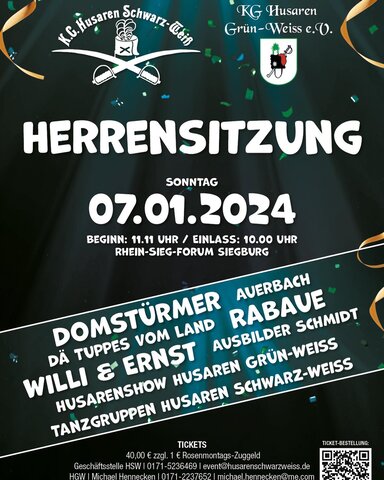 Husaren Herrensitzung 