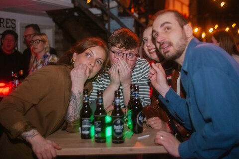 Gruppe bei Quiz Turnier im Quizloft