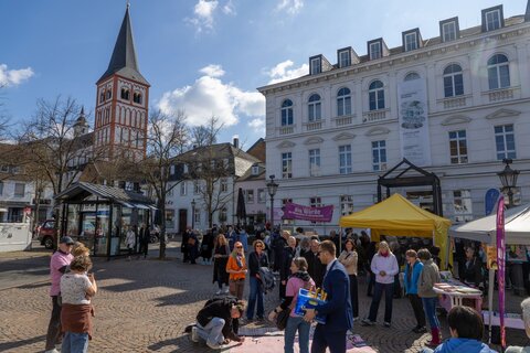Aktion zum Tag gegen Rassismus am 21.3.