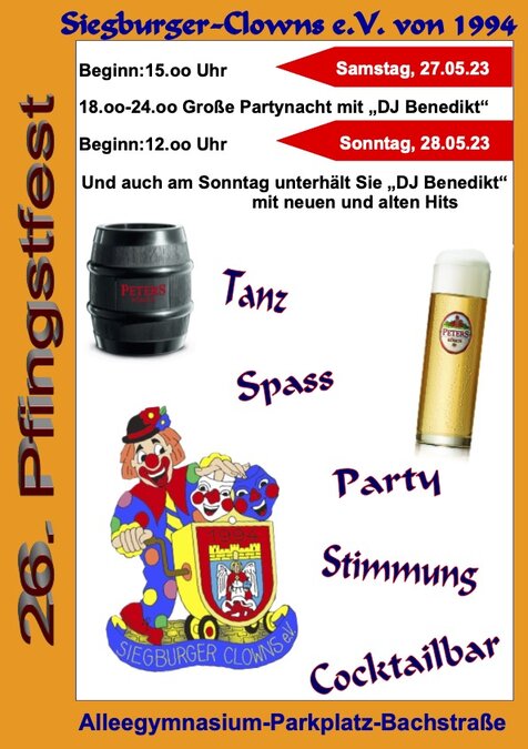Pfingstfest Siegburger Clowns