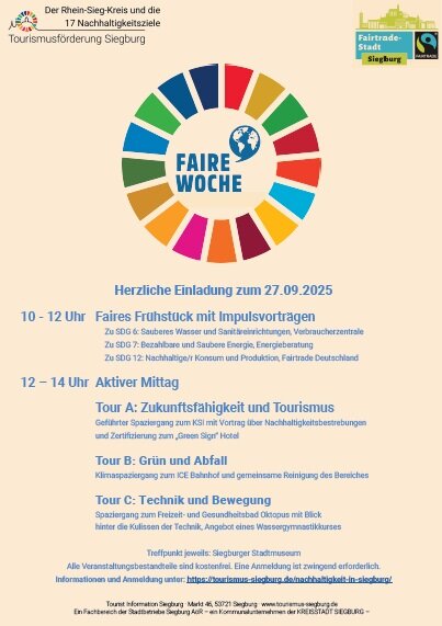 Veranstaltungsplakat - Tourismusförderung Siegburg Veranstaltungsplakat