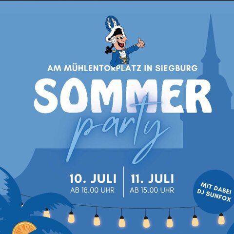 Einladung zur Sommerparty