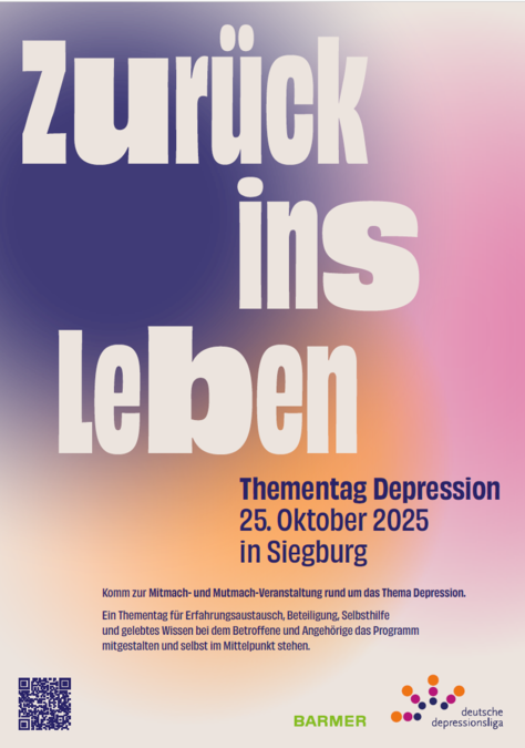 Poster Thementag Depression Poster Thementag Depression