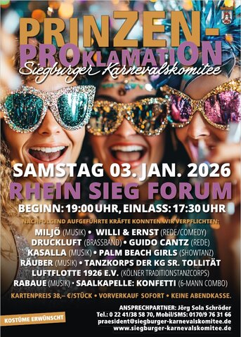 Prinzenproklamation 2026 - Plakat JPEG