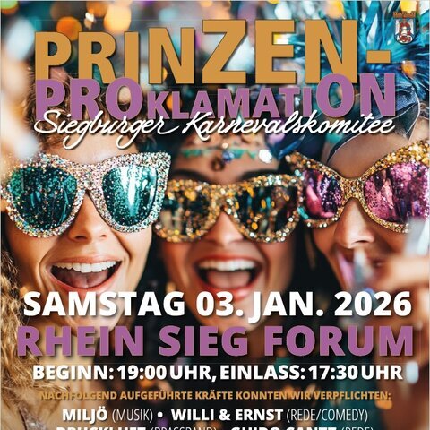Prinzenproklamation 2026 - Plakat JPEG