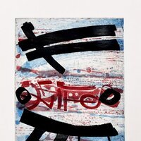 Jean Pierre Tanguy "THAI", Radierung, Aquatinta, Carborendum