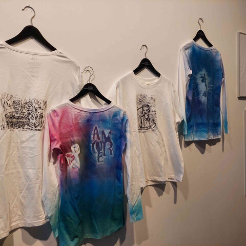 Ein Blick in die Ausstellung im Museumsschaufenster