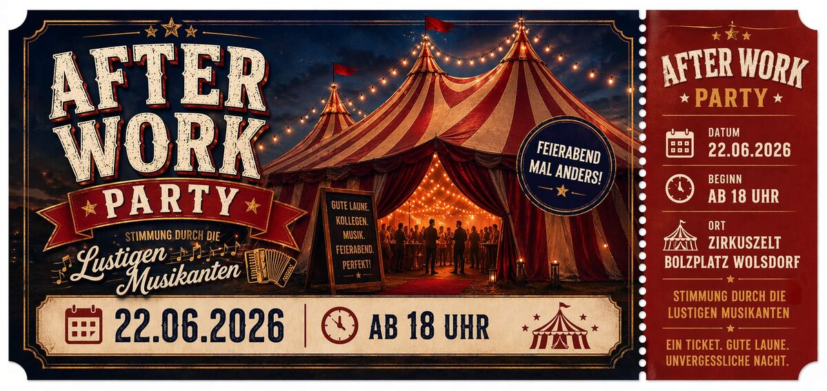 Tickts hier sichern.