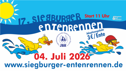 Webbanner 17. Siegburger Entenrennen