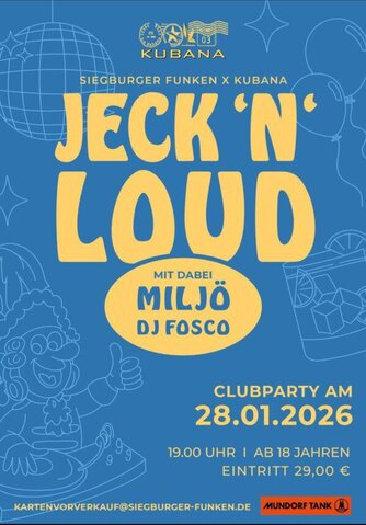"Jeck'n'loud": Karneval goes clubbing