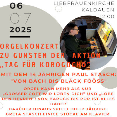 Orgel-Konzert Korogocho